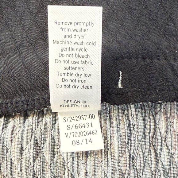 Athleta Jacket Womens Sz L Gray Snowscape Space Dye Full Zip Hoodie Athleticwear - Picture 11 of 11